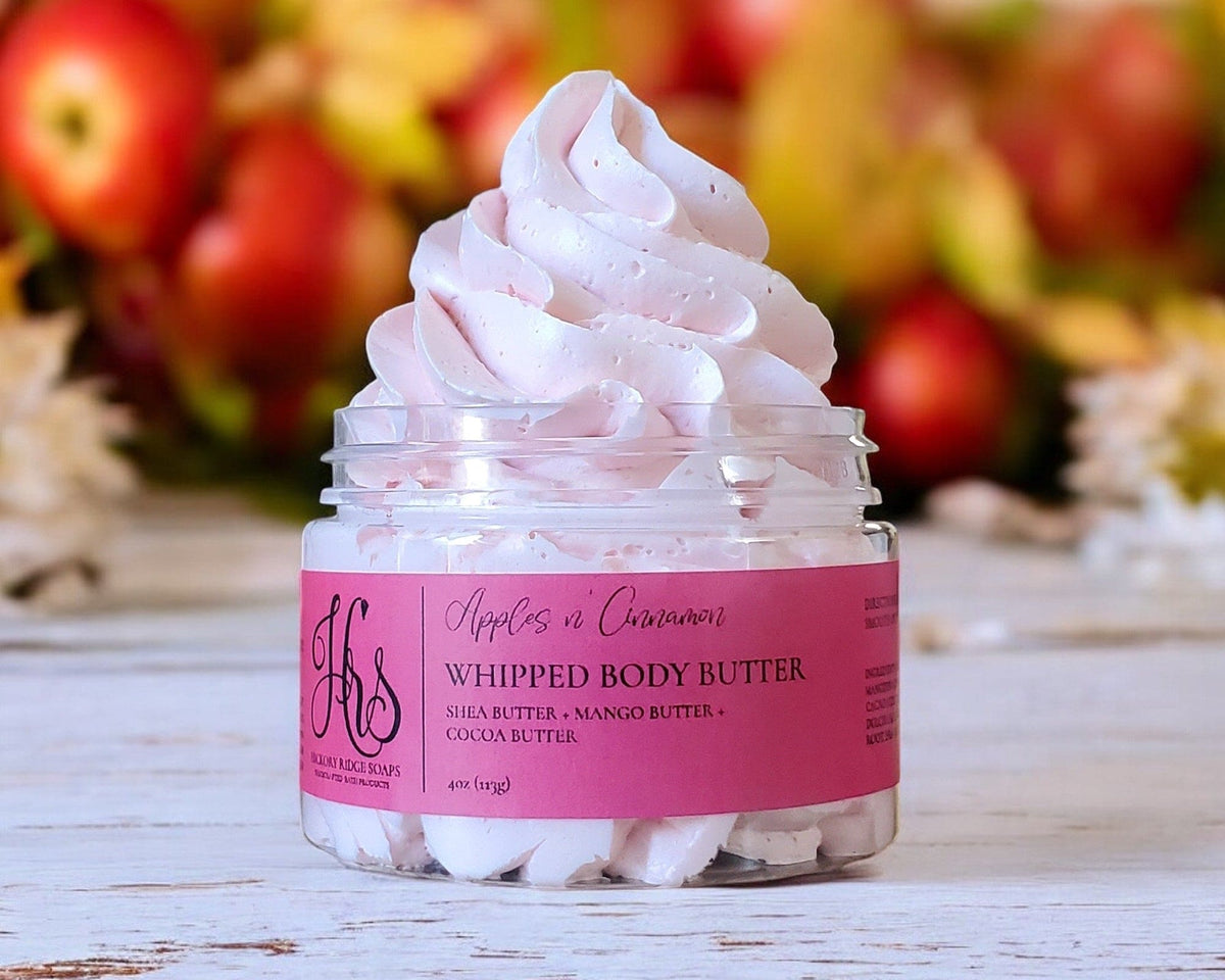 Apples n' Cinnamon Whipped Body Butter whipped body butter Hickory Ridge Soap Co.   