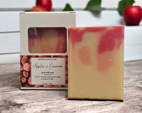 Apples n' Cinnamon Goat Milk Soap Bar Soap Hickory Ridge Soap Co.   