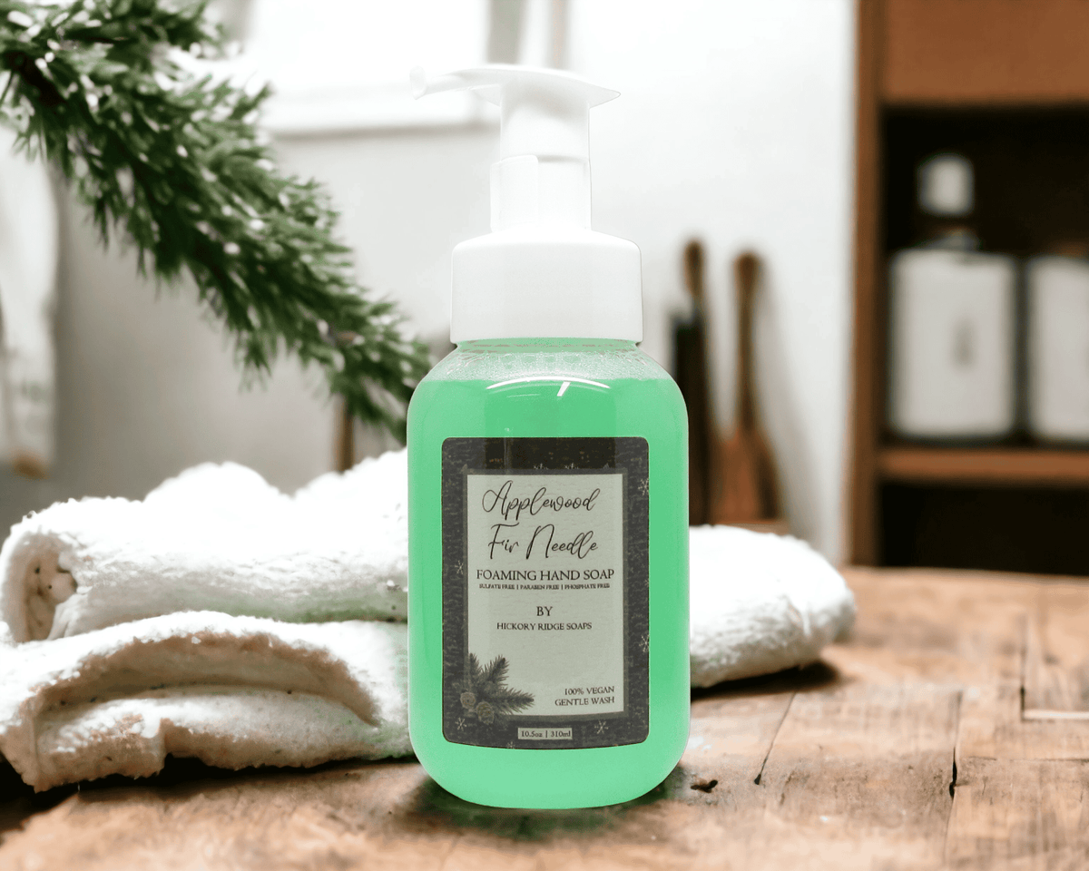 Applewood Fir Needle Foaming Hand Soap foaming hand soap Hickory Ridge Soap Co.   