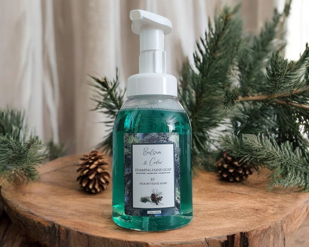 Balsam & Cedar Foaming Hand Soap  Hickory Ridge Soap Co.   