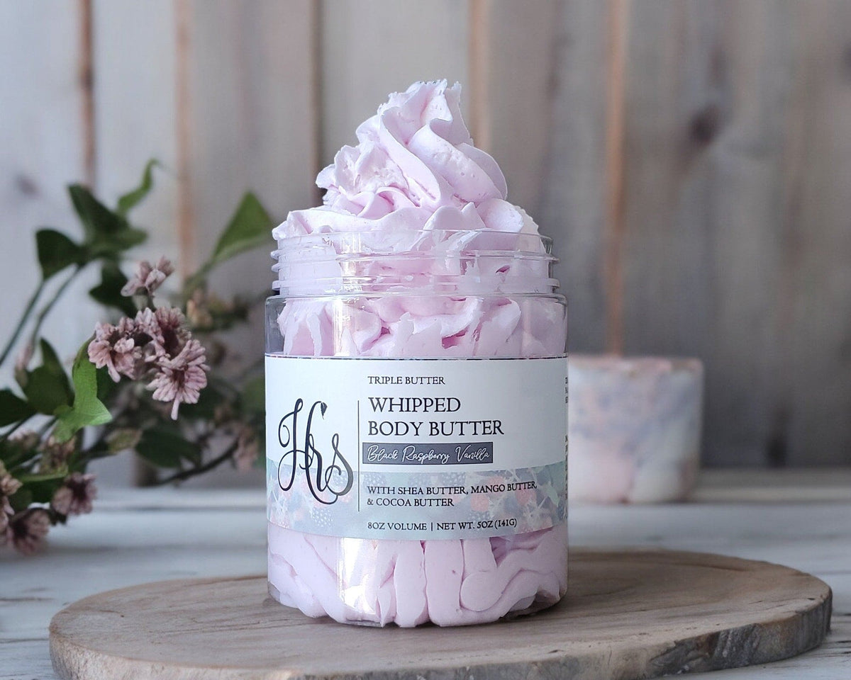 Black Raspberry Vanilla Whipped Body Butter whipped body butter Hickory Ridge Soap Co.   