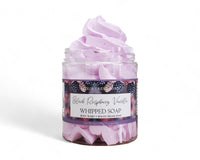 Black Raspberry Vanilla Fluffy Whipped Soap body wash Hickory Ridge Soap Co.   