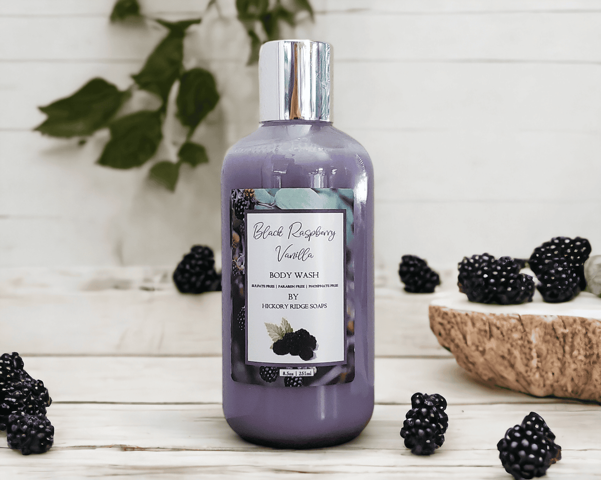 Black Raspberry Vanilla Body Wash body wash Hickory Ridge Soap Co.   