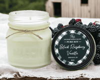 Black Raspberry Vanilla Soy Candle Soy Candle Hickory Ridge Soap Co.   