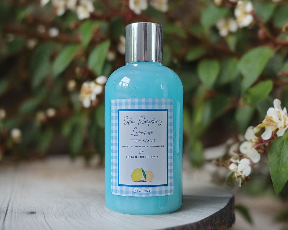 Blue Raspberry Lemonade Body Wash Body Wash Hickory Ridge Soap Co.   