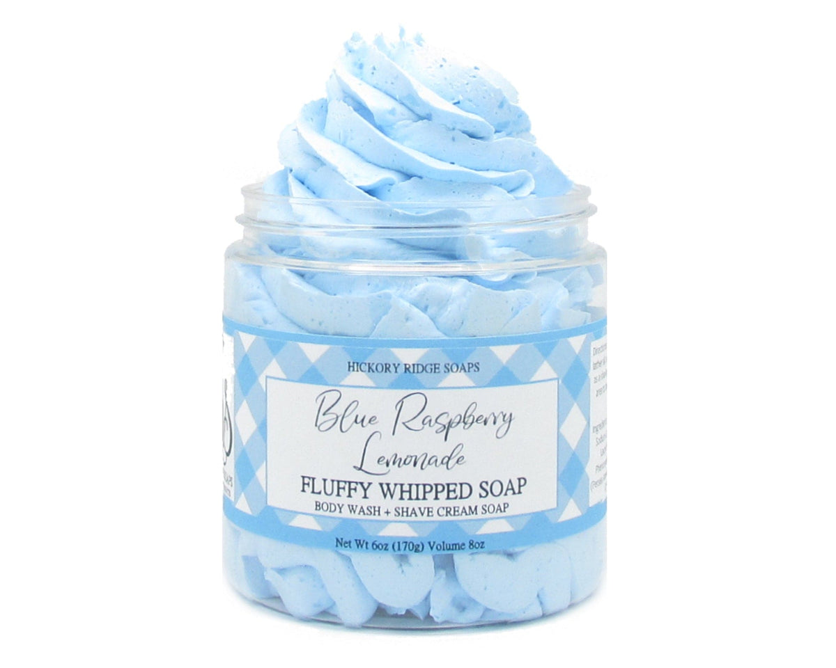 Blue Raspberry Lemonade Whipped Soap Whipped Soap Hickory Ridge Soap Co.   