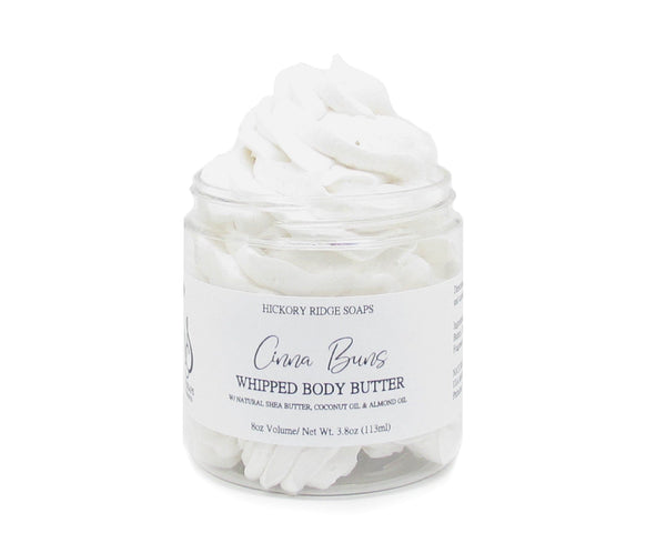 Cinna Buns Whipped Shea Butter whipped body butter Hickory Ridge Soap Co.   