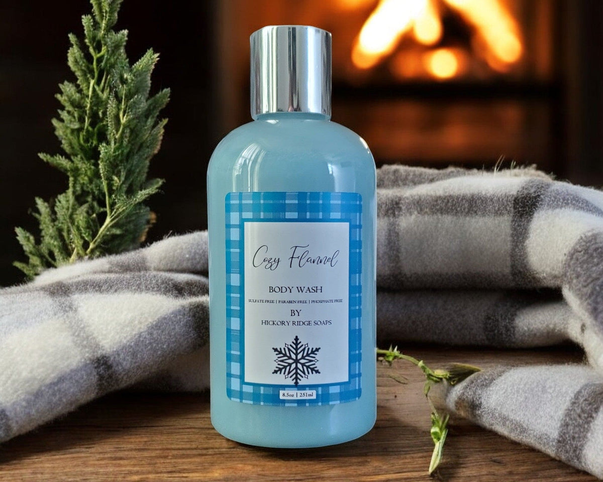 Cozy Flannel Body Wash Body Wash Hickory Ridge Soap Co.   