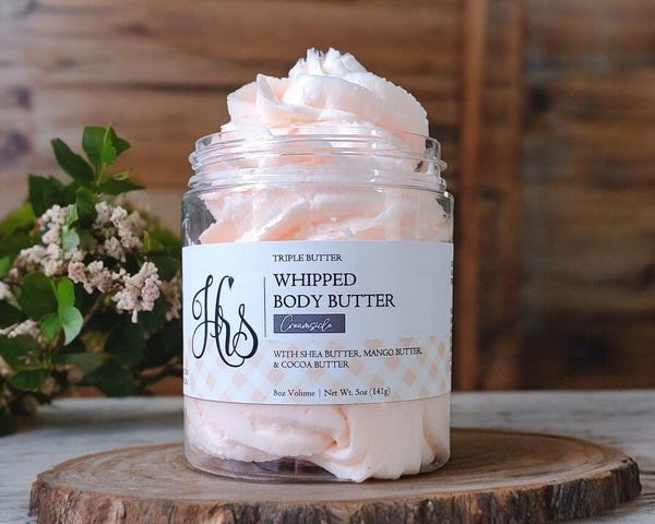 Creamsicle Triple Butter Whipped Body Butter whipped body butter Hickory Ridge Soap Co.   