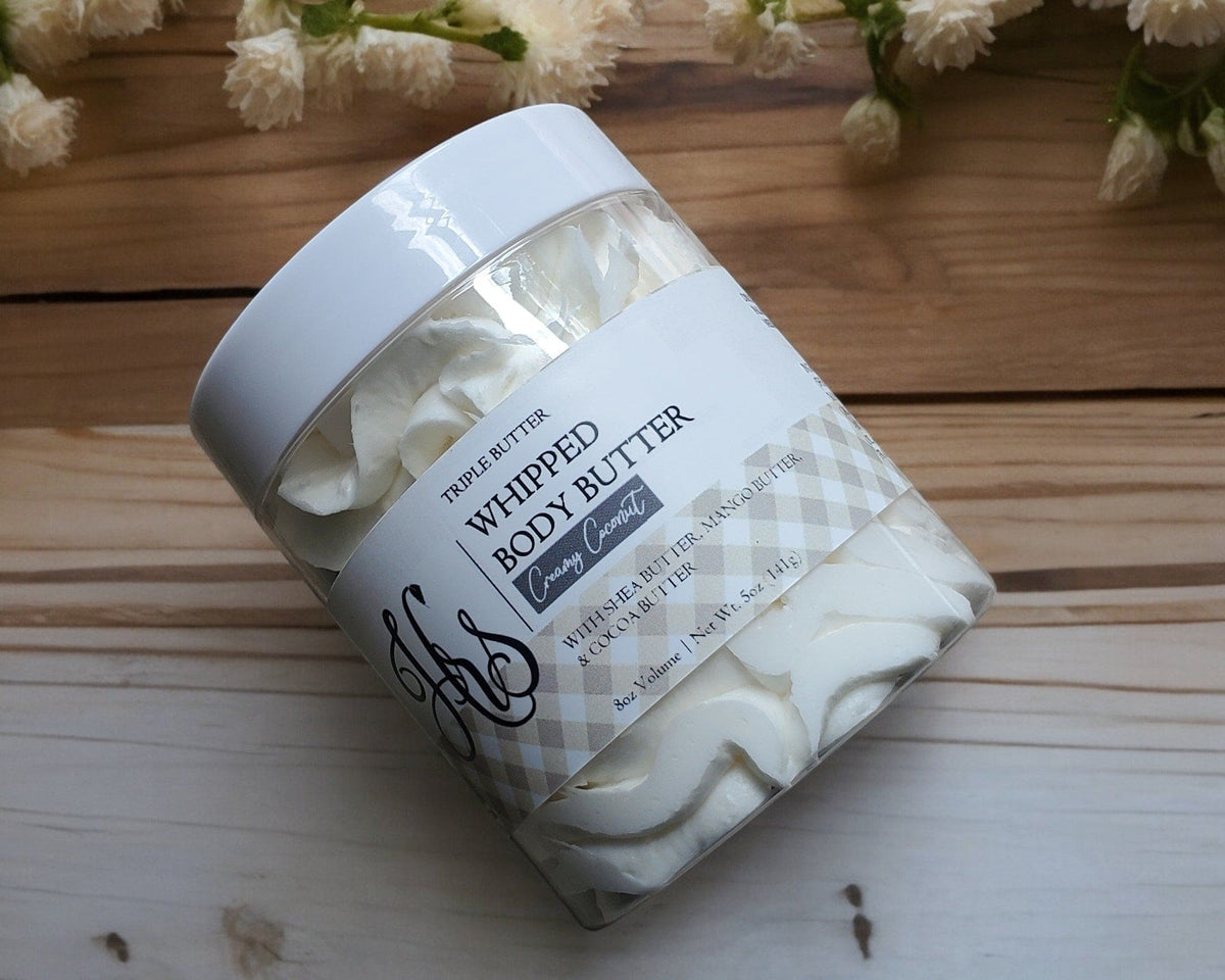 Creamy Coconut Whipped Body Butter whipped body butter Hickory Ridge Soap Co.   