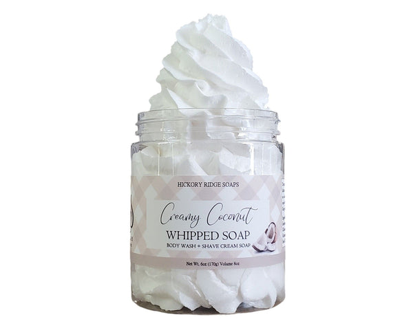 Creamy Coconut Whipped Soap Whipped Soap Hickory Ridge Soap Co.   