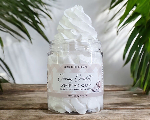 Creamy Coconut Whipped Soap Whipped Soap Hickory Ridge Soap Co.   