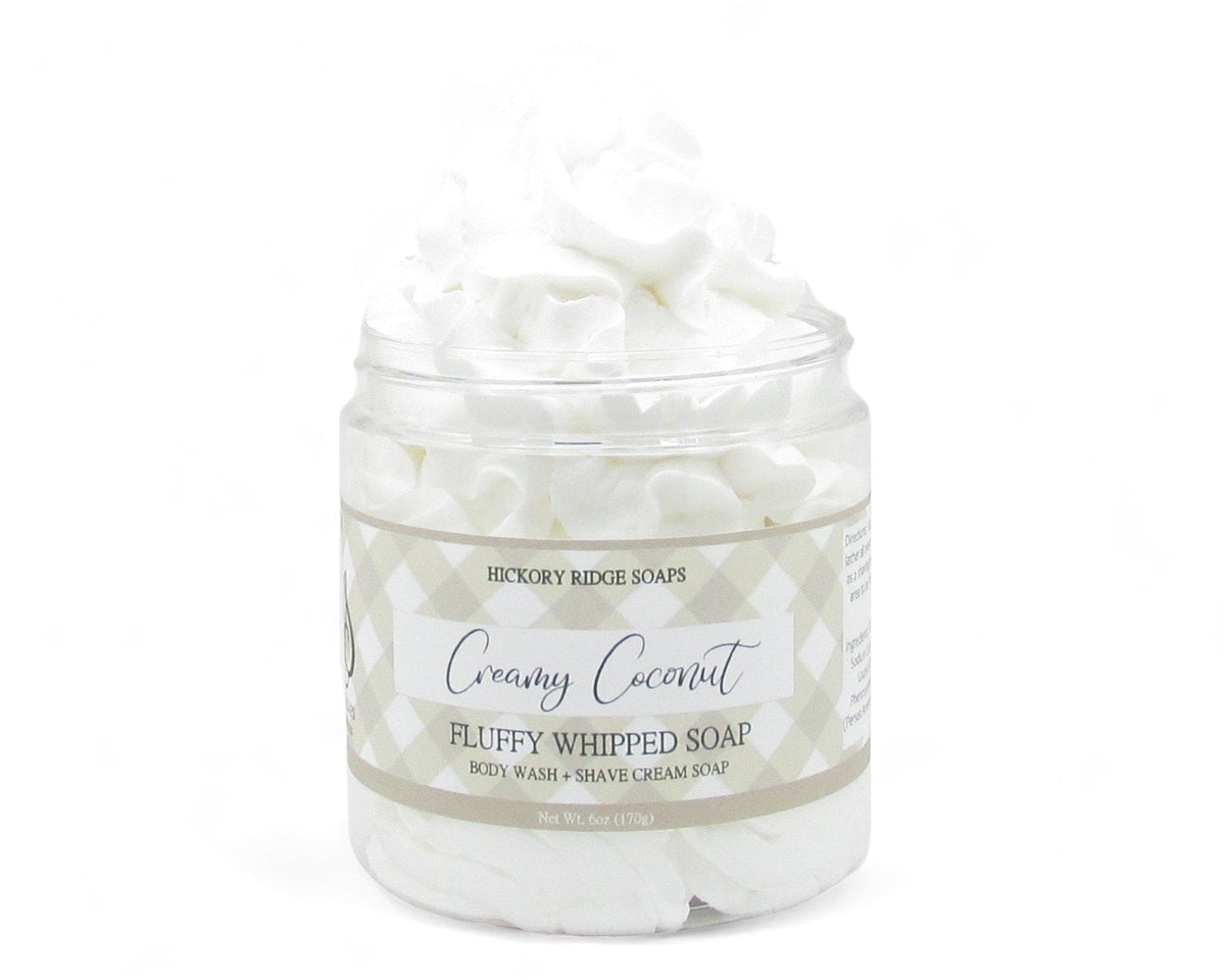 Creamy Coconut Whipped Soap Whipped Soap Hickory Ridge Soap Co.   