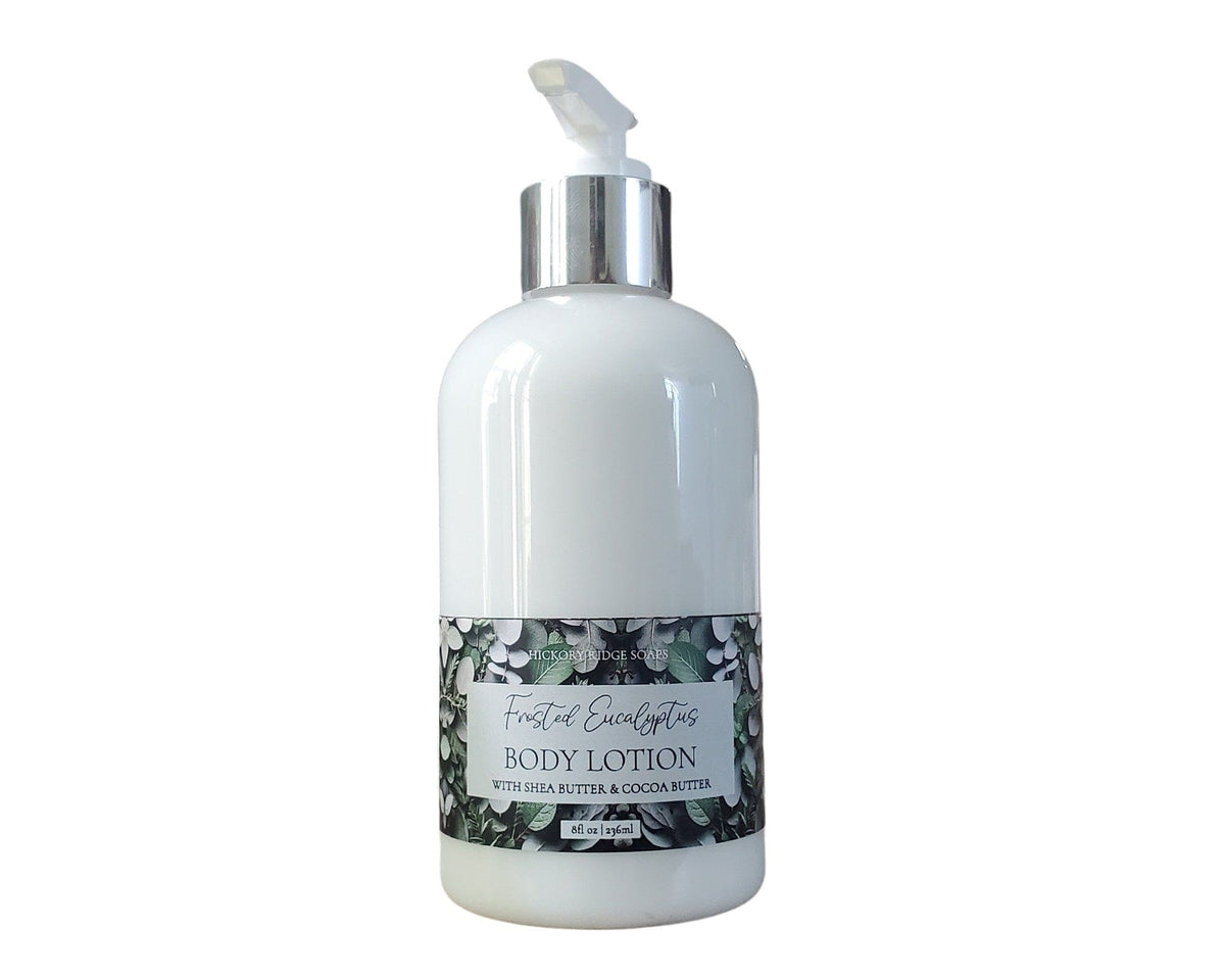 Frosted Eucalyptus Body Lotion cream lotion Hickory Ridge Soap Co.   