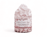 Frosted Candied Apple Fluffy Whipped Soap Body Wash Hickory Ridge Soap Co.   