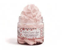 Frosted Candied Apple Fluffy Whipped Soap Body Wash Hickory Ridge Soap Co.   