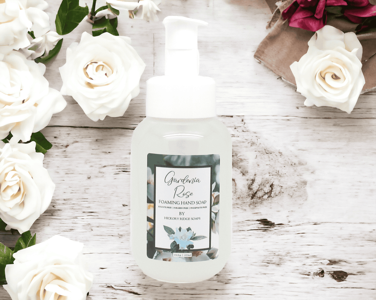 Gardenia Rose Foaming Hand Soap foaming hand soap Hickory Ridge Soap Co.   