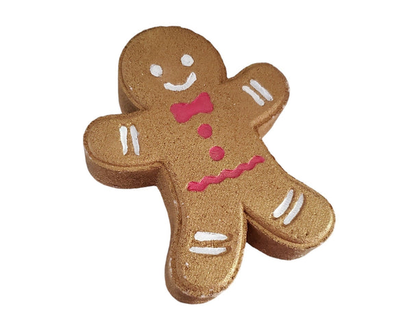 Gingerbread Man Bath Bomb bath bomb Hickory Ridge Soap Co.   