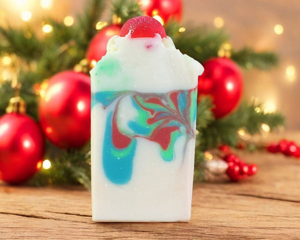 Jolly Old Elf Frosted Soap Bar Soap Hickory Ridge Soap Co.   