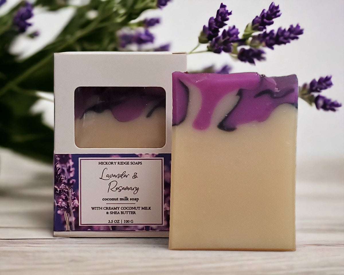 Lavender and Rosemary Handmade Soap Soap Hickory Ridge Soap Co.   