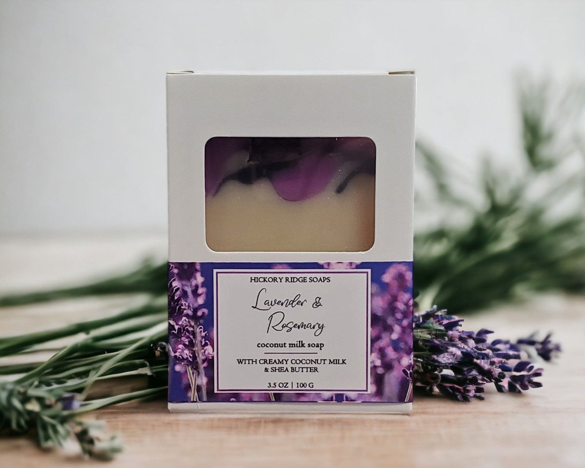 Lavender and Rosemary Handmade Soap Soap Hickory Ridge Soap Co.   