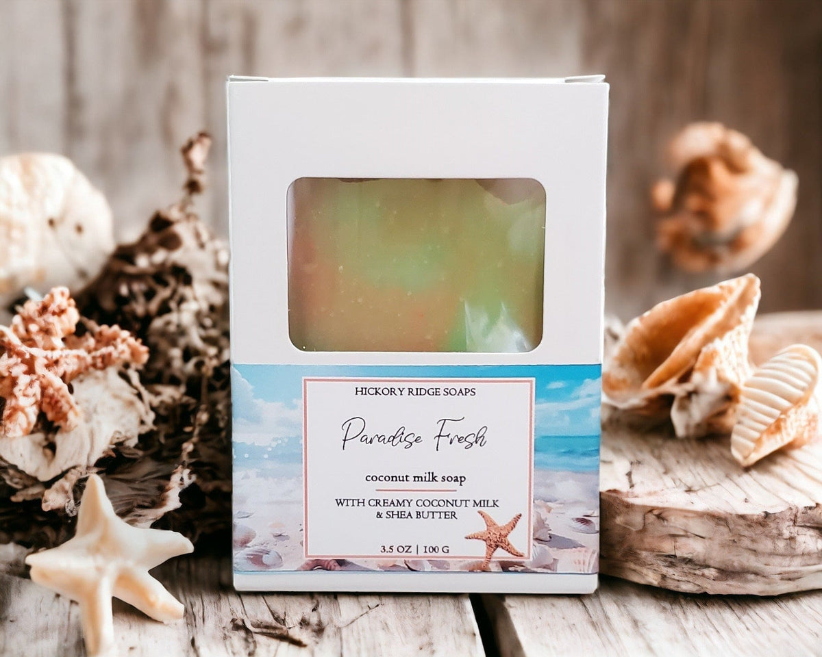 Paradise Fresh Handmade Soap Bar Soap Hickory Ridge Soaps   