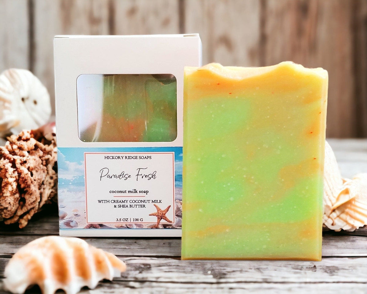 Paradise Fresh Handmade Soap Bar Soap Hickory Ridge Soaps   