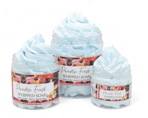 Paradise Fresh Fluffy Whipped Soap Whipped Soap Hickory Ridge Soap Co.   