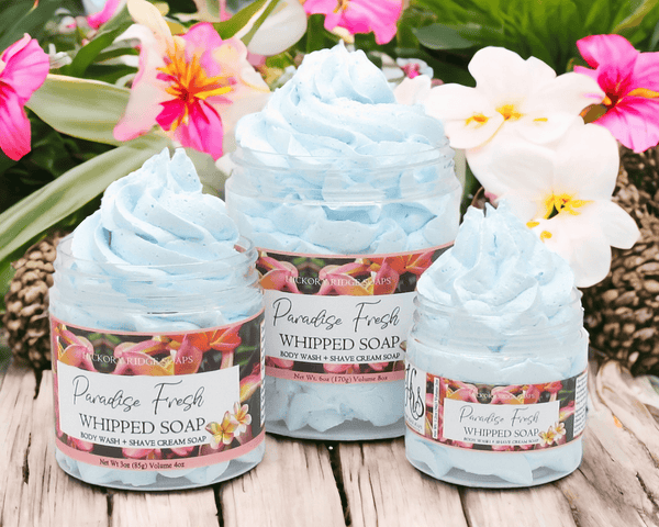 Paradise Fresh Fluffy Whipped Soap Whipped Soap Hickory Ridge Soap Co.   