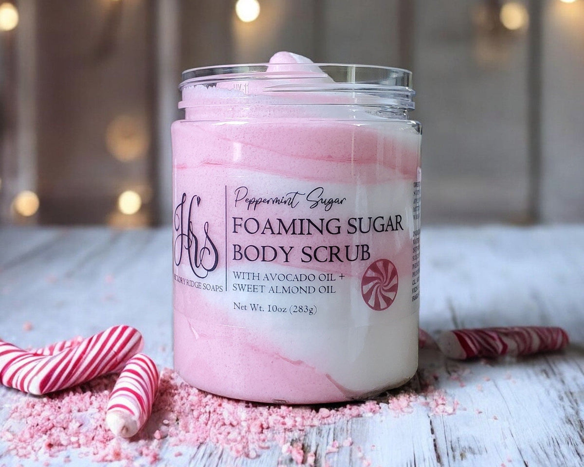 Foaming Sugar Scrubs body scrub Hickory Ridge Soap Co.   