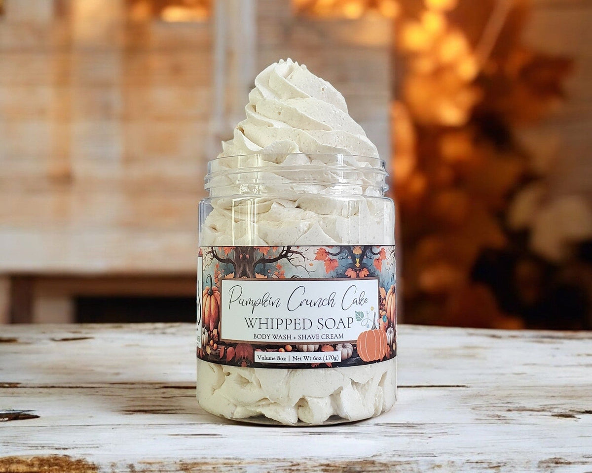 Pumpkin Crunch Cake Whipped Soap Whipped Soap Hickory Ridge Soap Co.   