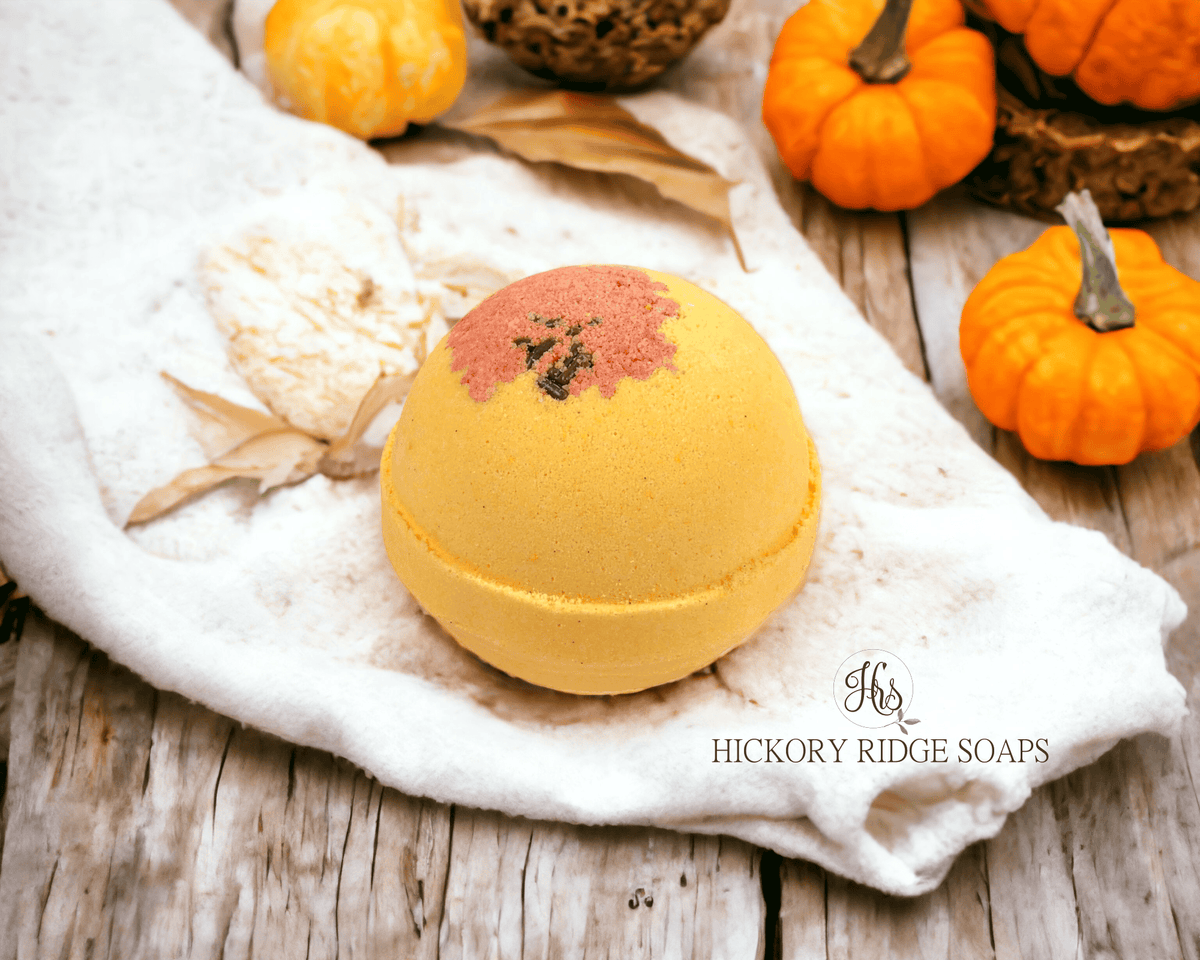 Pumpkin Spice Bath Bomb bath bomb thesoapguy   