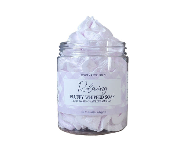 Relaxing Whipped Soap Whipped Soap Hickory Ridge Soap Co.   