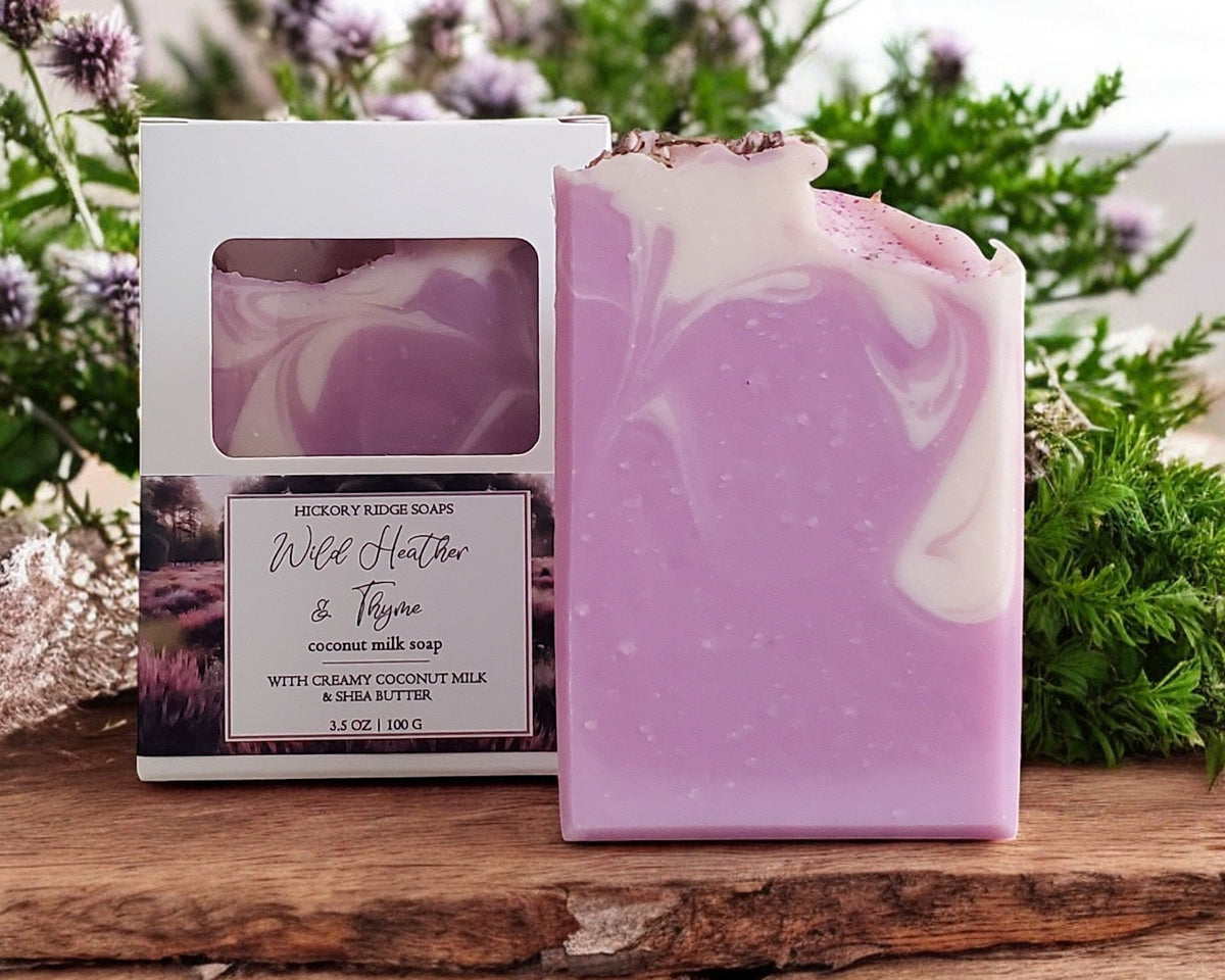 Wild Heather & Thyme Handmade Soap Bar Soap Hickory Ridge Soap Co.   