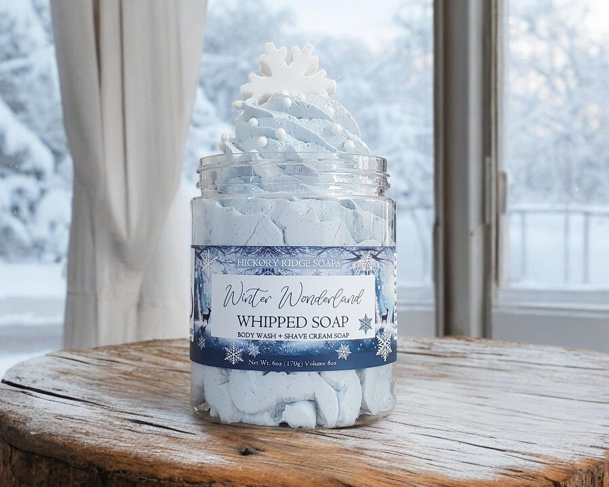 Winter Wonderland Whipped Soap Whipped Soap Hickory Ridge Soap Co.   