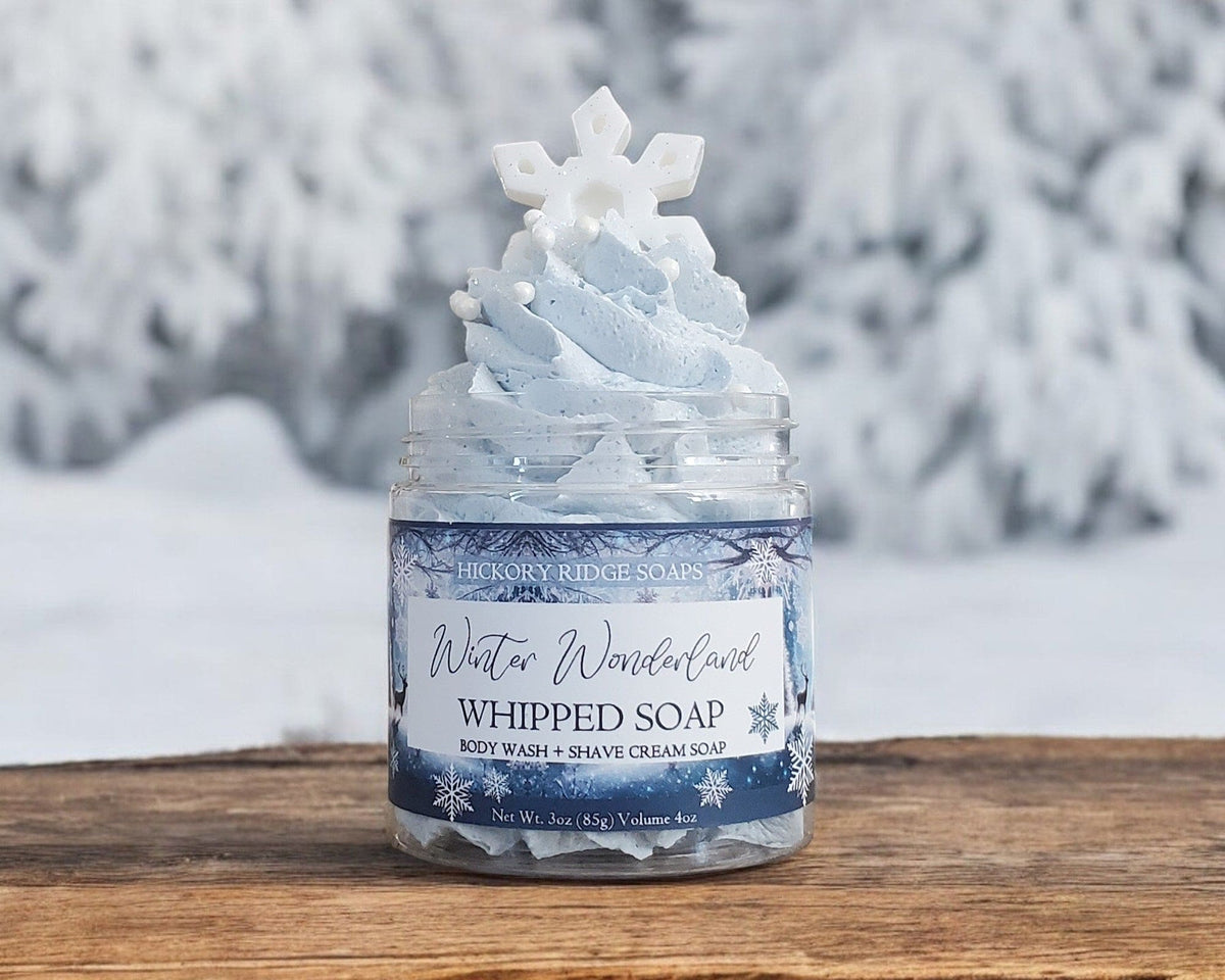 Winter Wonderland Whipped Soap Whipped Soap Hickory Ridge Soap Co.   