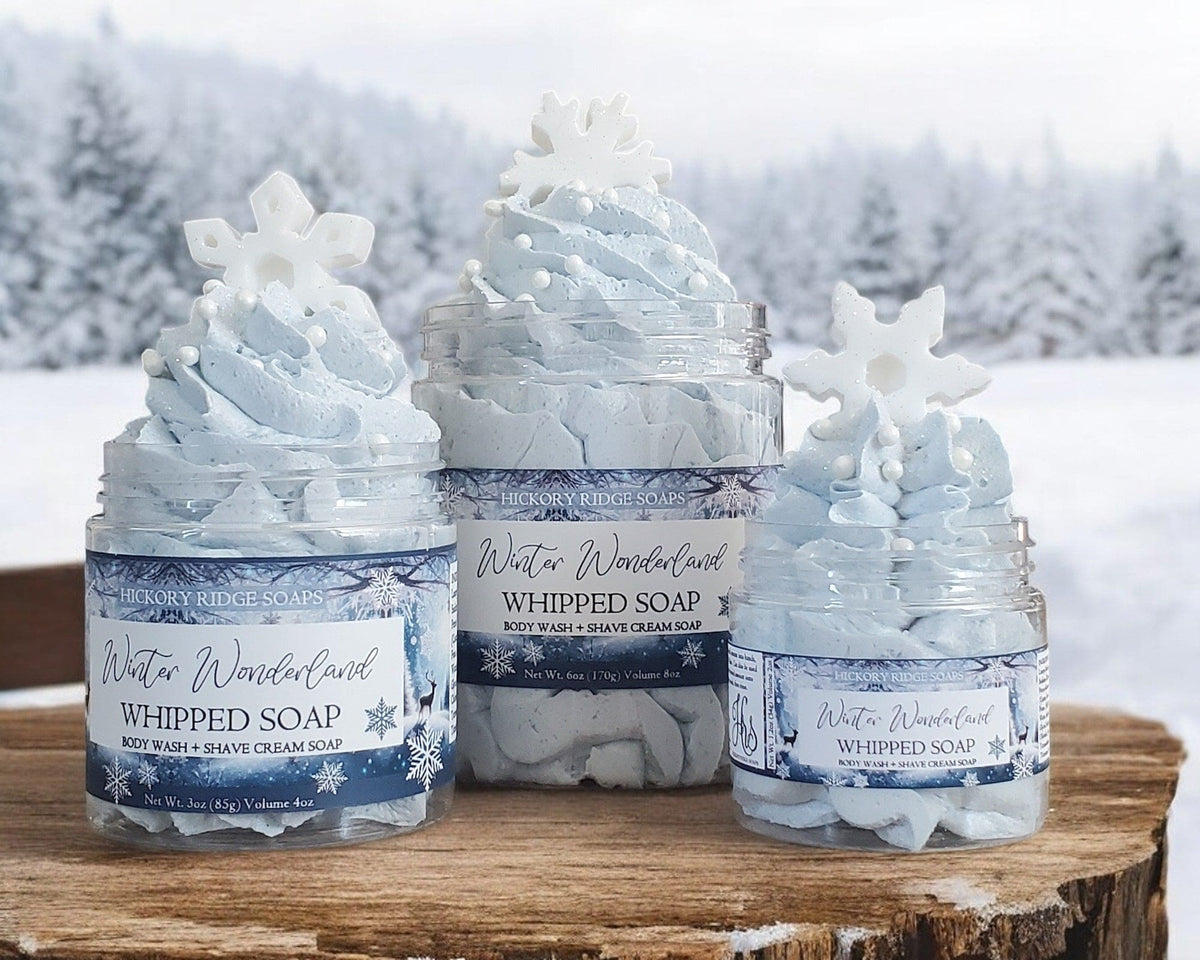 Winter Wonderland Whipped Soap Whipped Soap Hickory Ridge Soap Co.   