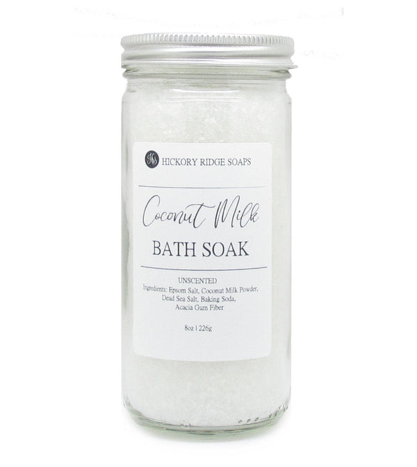 Coconut Milk Bath Soak Bath Additives Hickory Ridge Soap Co.   