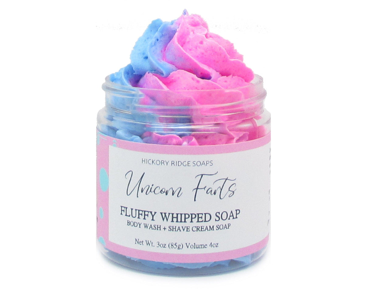 Unicorn Farts Whipped Soap Whipped Soap Hickory Ridge Soap Co. 3oz  